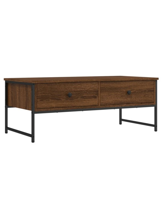 Konferenční stolek hnědý dub 101x49x39,5 cm kompozitní dřevo