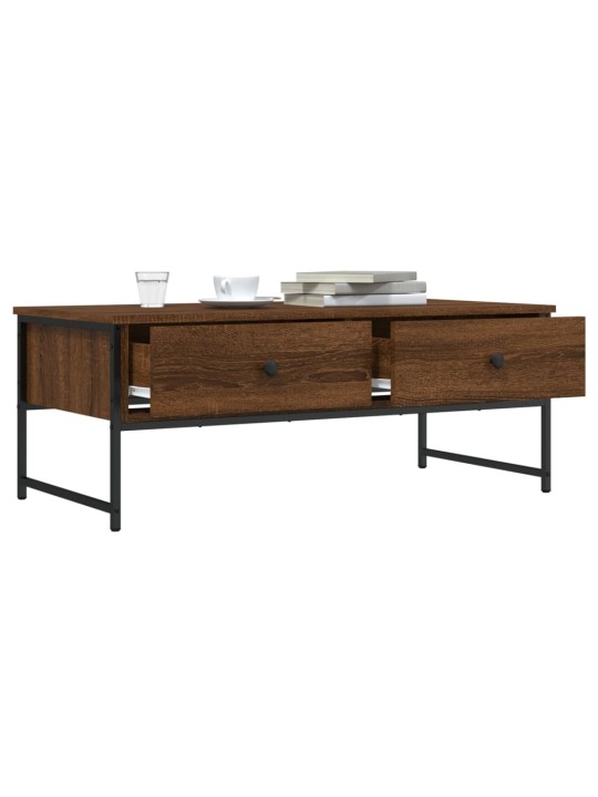 Konferenční stolek hnědý dub 101x49x39,5 cm kompozitní dřevo