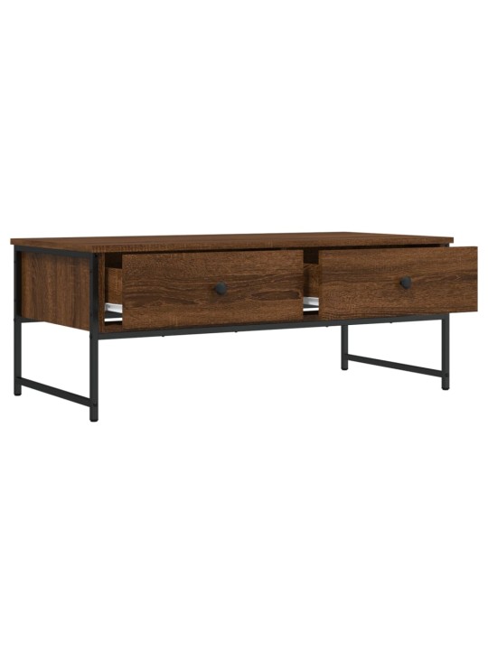 Konferenční stolek hnědý dub 101x49x39,5 cm kompozitní dřevo