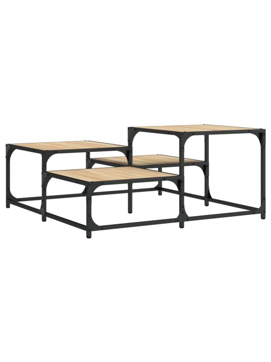 Konferenční stolek dub sonoma 87,5x87,5x40 cm kompozitní dřevo