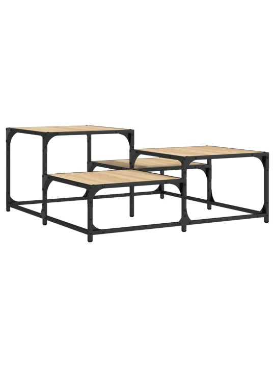 Konferenční stolek dub sonoma 87,5x87,5x40 cm kompozitní dřevo
