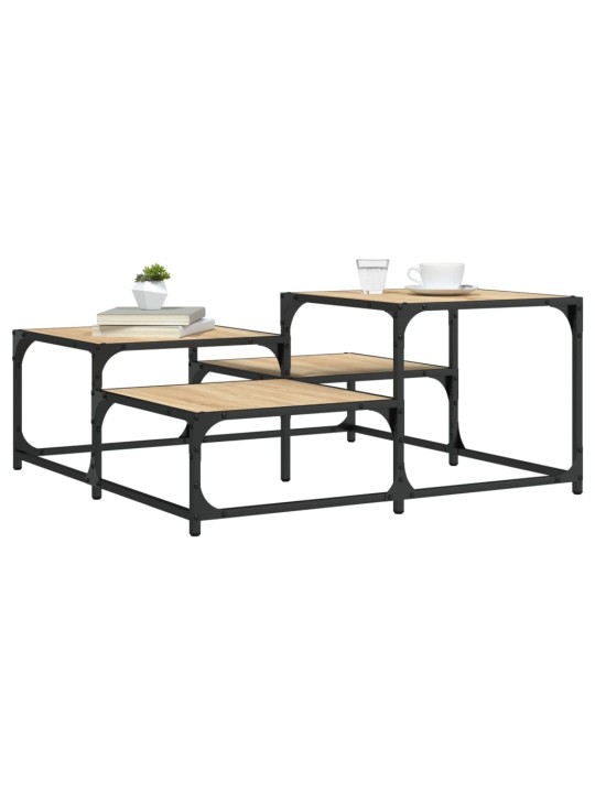 Konferenční stolek dub sonoma 87,5x87,5x40 cm kompozitní dřevo