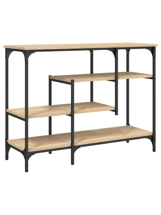 Konzolový stolek s policemi dub sonoma 100 x 35 x 75 cm