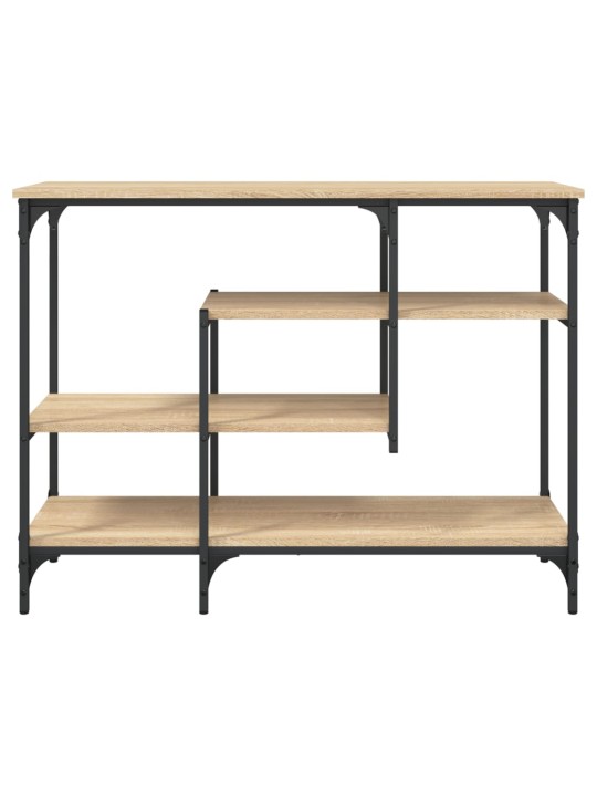 Konzolový stolek s policemi dub sonoma 100 x 35 x 75 cm