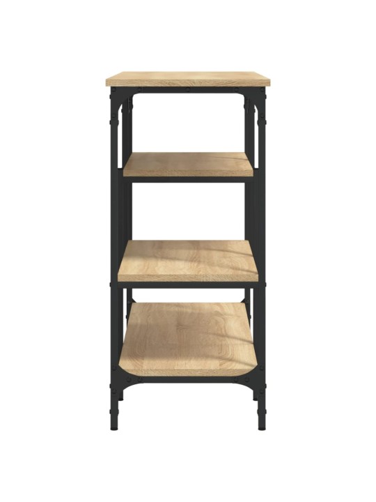 Konzolový stolek s policemi dub sonoma 100 x 35 x 75 cm