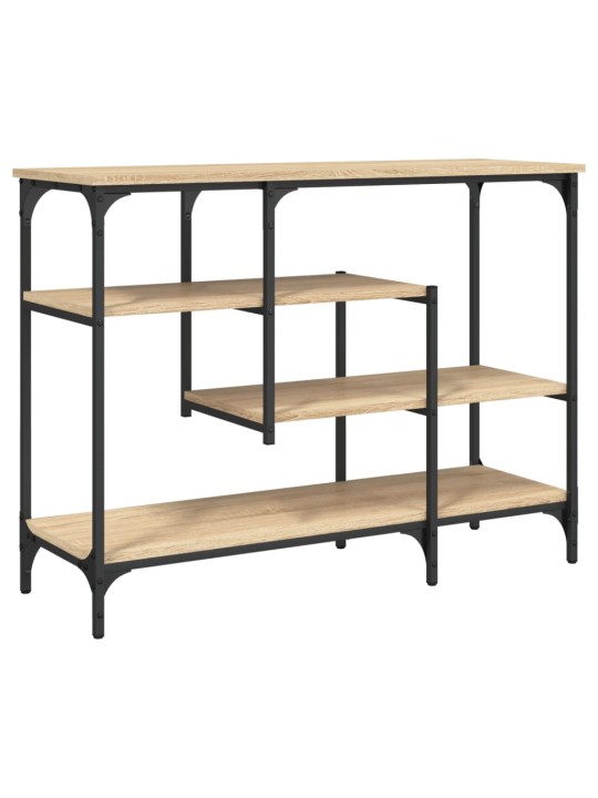 Konzolový stolek s policemi dub sonoma 100 x 35 x 75 cm