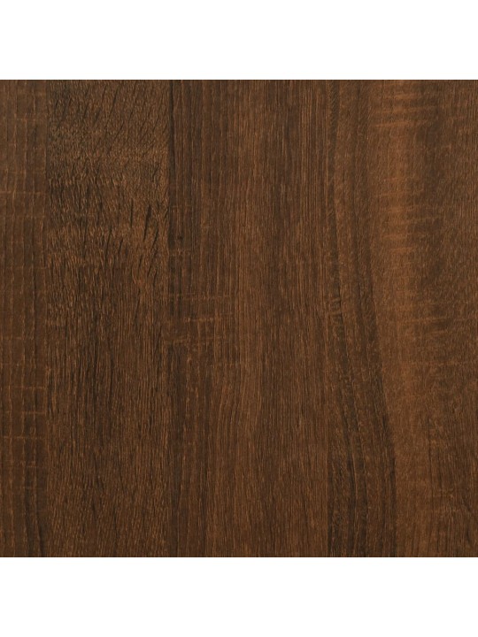Stojan na oblečení s prostorem pro obuv hnědý dub 72x34x184 cm