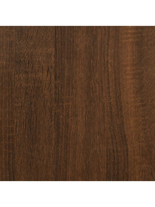 Stojan na oblečení s prostorem pro obuv hnědý dub 100x41x184 cm