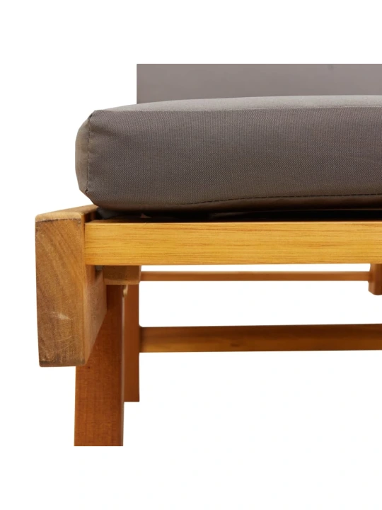 Zahradní lehátka 2 ks s poduškami 200x68x83 cm masivní akácie
