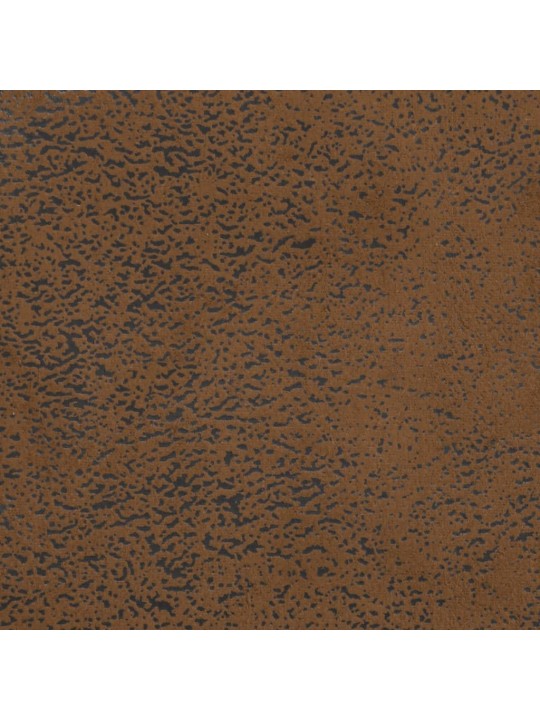 Lavice s polštáři hnědá 113x64,5x75,5 cm umělá semišová kůže