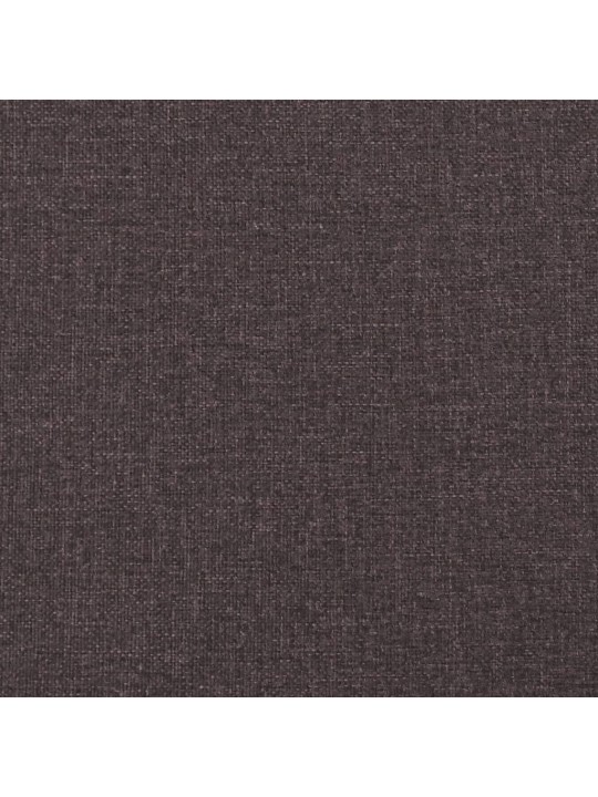Polohovací křeslo tmavě hnědé textil