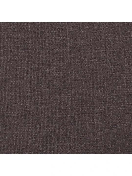 Masážní polohovací křeslo tmavě hnědé textil