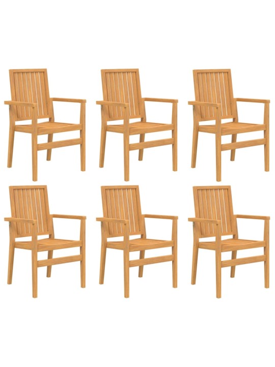 7dílný zahradní jídelní set masivní teakové dřevo