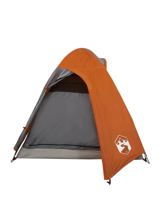 Kempingový stan kopule pro 2 osoby oranžový nepromokavý