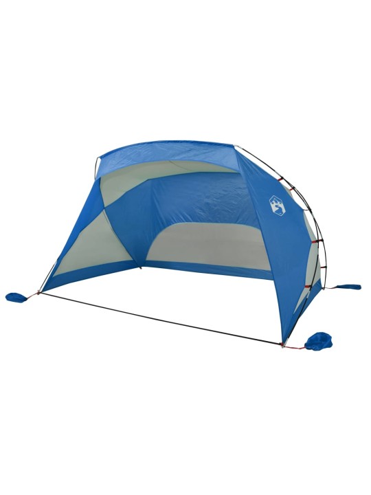 Plážový stan azurově modrý 274x178x170/148 cm 185T polyester