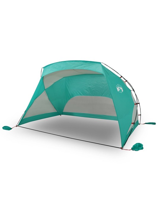 Plážový stan mořská zelená 274x178x170/148 cm 185T polyester