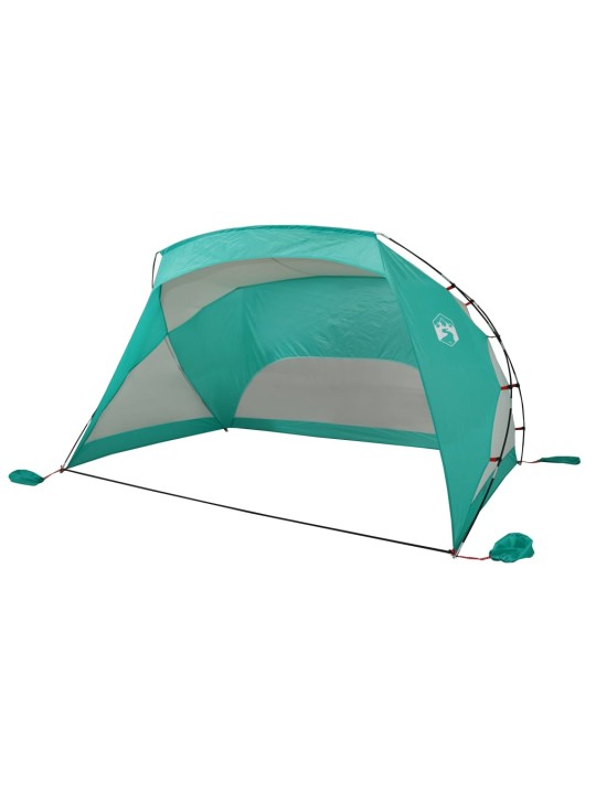Plážový stan mořská zelená 274x178x170/148 cm 185T polyester