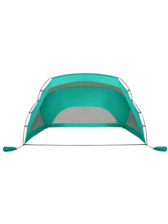 Plážový stan mořská zelená 274x178x170/148 cm 185T polyester
