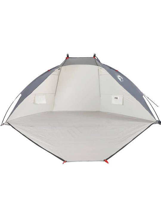 Plážový stan šedý 268 x 223 x 125 cm 185T polyester