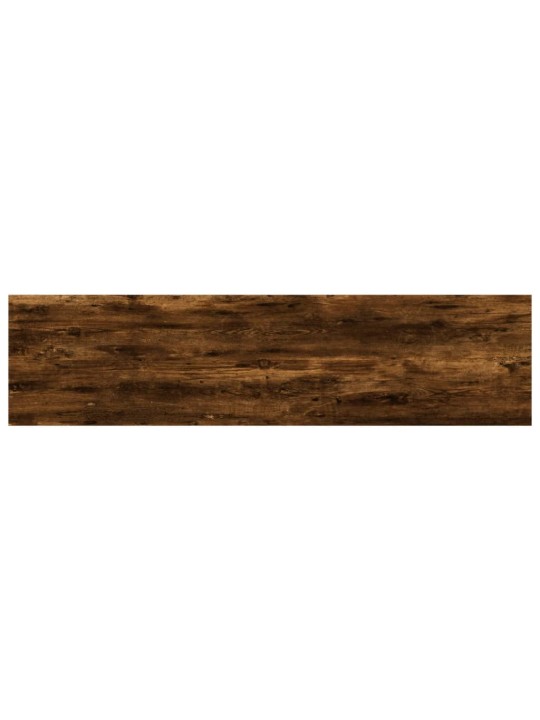 Nástěnné police 4 ks kouřový dub 40x10x1,5 cm kompozitní dřevo