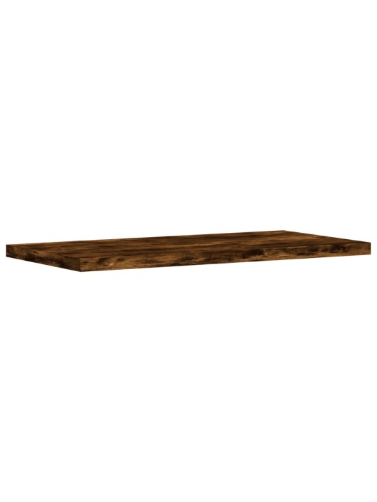 Nástěnné police 4 ks kouřový dub 40x20x1,5 cm kompozitní dřevo