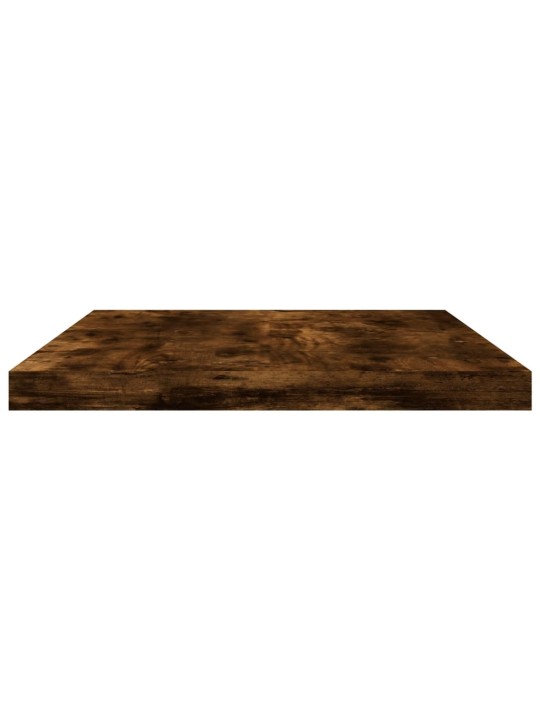 Nástěnné police 4 ks kouřový dub 40x20x1,5 cm kompozitní dřevo
