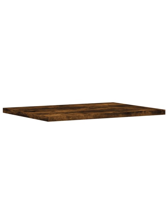 Nástěnné police 4 ks kouřový dub 40x30x1,5 cm kompozitní dřevo