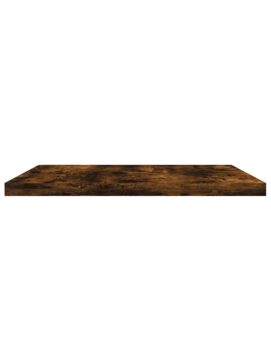 Nástěnné police 4 ks kouřový dub 40x30x1,5 cm kompozitní dřevo