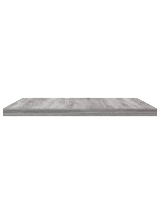 Nástěnné police 4 ks šedé sonoma 40x30x1,5 cm kompozitní dřevo