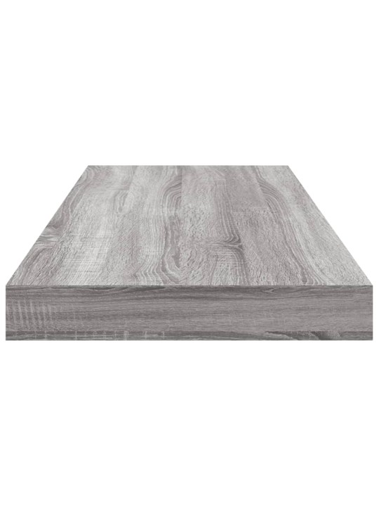 Nástěnné police 4 ks šedé sonoma 60x10x1,5 cm kompozitní dřevo
