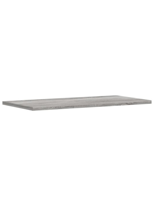 Nástěnné police 4 ks šedé sonoma 60x20x1,5 cm kompozitní dřevo