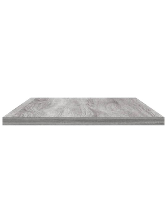 Nástěnné police 4 ks šedé sonoma 60x20x1,5 cm kompozitní dřevo