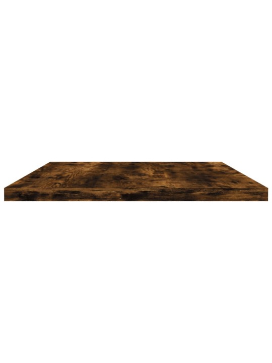 Nástěnné police 4 ks kouřový dub 60x30x1,5 cm kompozitní dřevo