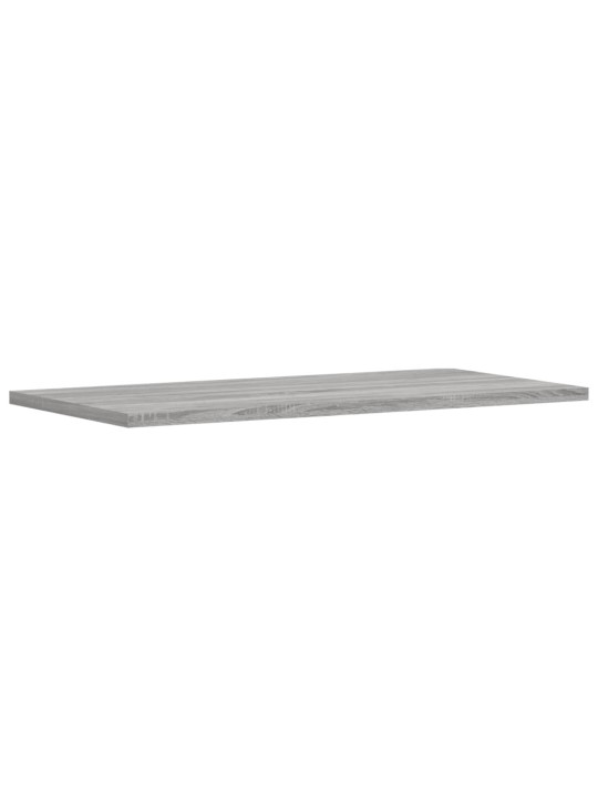 Nástěnné police 4 ks šedé sonoma 60x30x1,5 cm kompozitní dřevo
