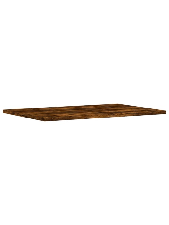 Nástěnné police 4 ks kouřový dub 60x40x1,5 cm kompozitní dřevo