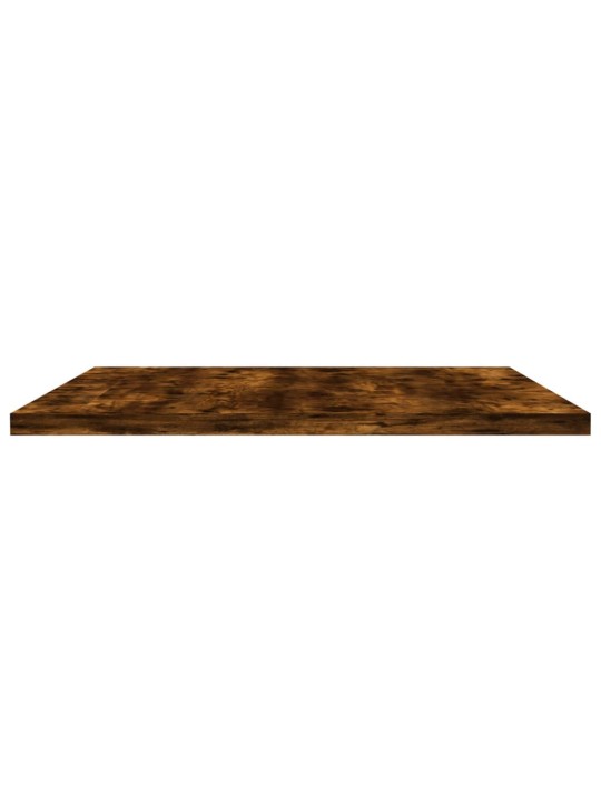 Nástěnné police 4 ks kouřový dub 60x40x1,5 cm kompozitní dřevo