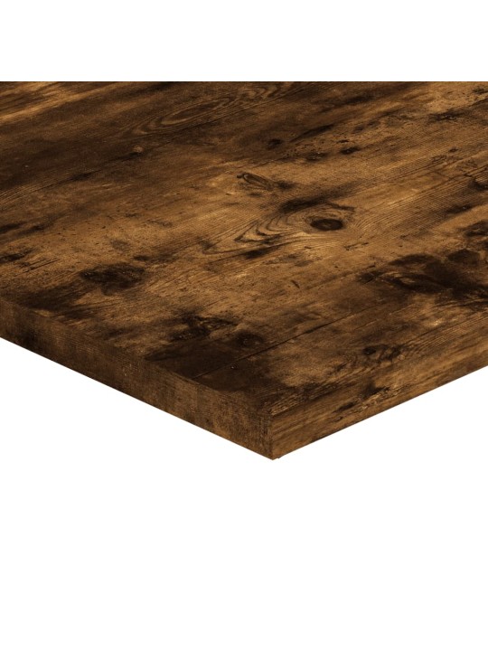 Nástěnné police 4 ks kouřový dub 80x50x1,5 cm kompozitní dřevo