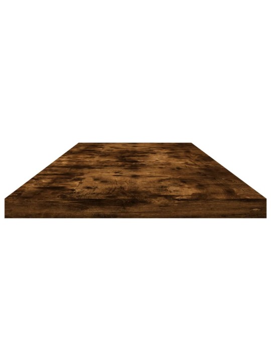 Nástěnné police 4 ks kouřový dub 100x20x1,5 cm kompozitní dřevo