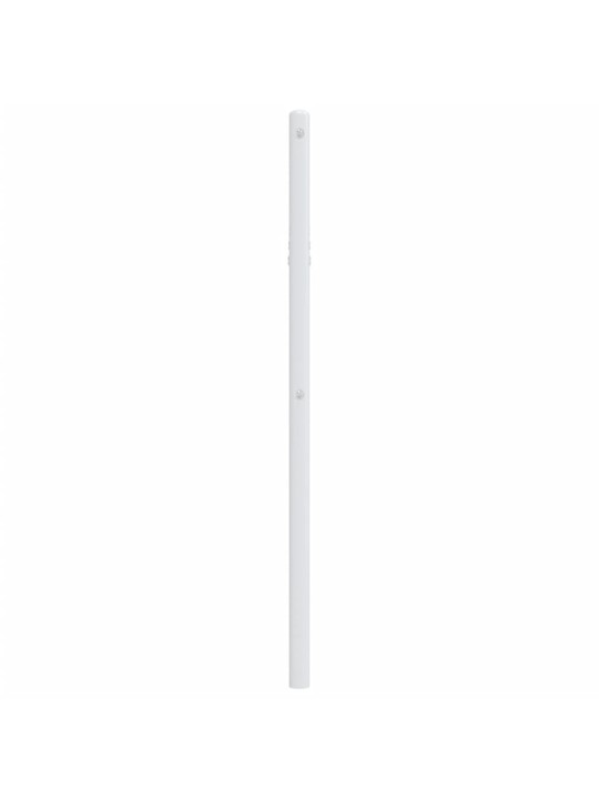 Kovové čelo postele bílé 80 cm