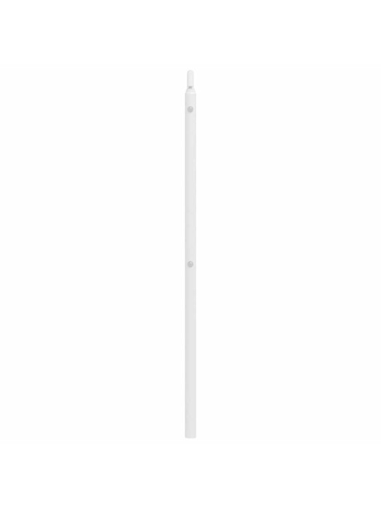 Kovové čelo postele bílé 180 cm