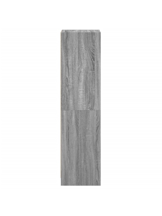 Highboard se skleněnými dvířky šedý sonoma 35 x 37 x 142 cm