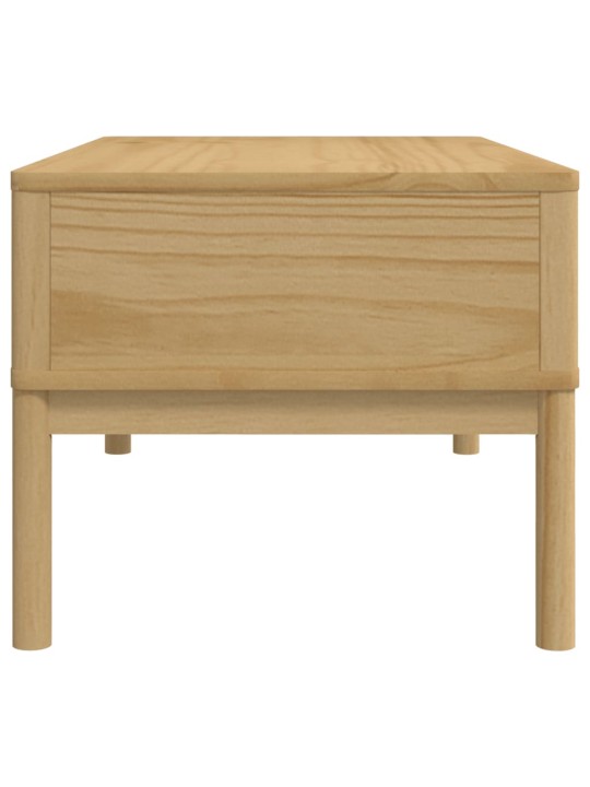 Konferenční stolek FLORO voskově hnědý 99x55,5x45 cm borovice