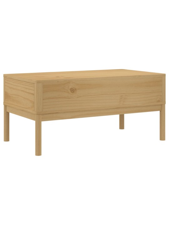 Konferenční stolek FLORO voskově hnědý 99x55,5x45 cm borovice
