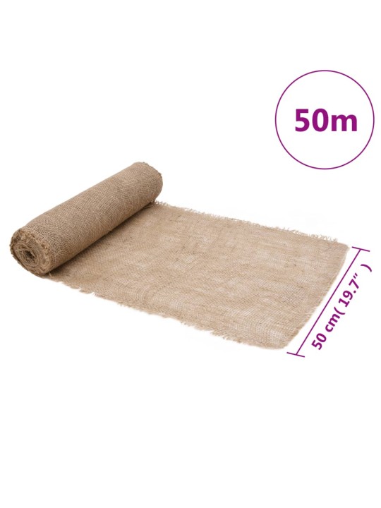 Jutové role 2 ks 0,5 x 50 m 100% juta 200 g/m²