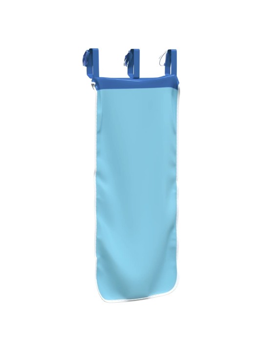 Závěsy na patrovou postel modré polyester