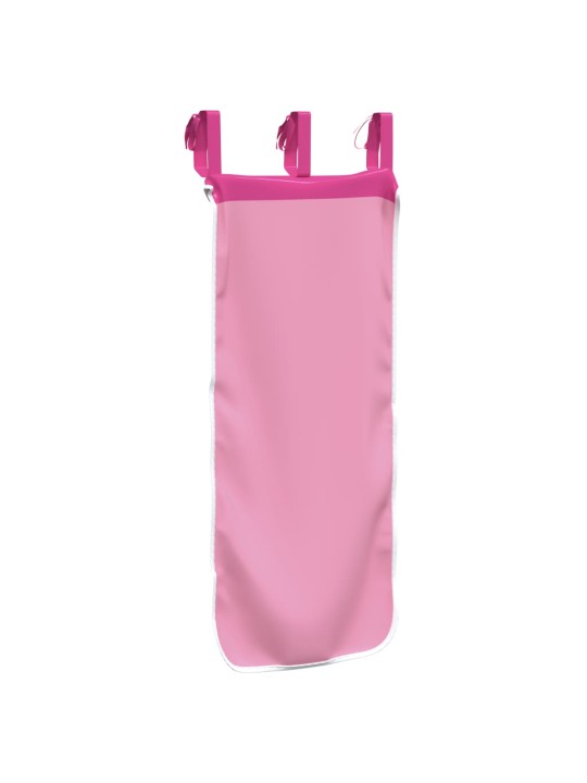 Závěsy na patrovou postel růžové polyester