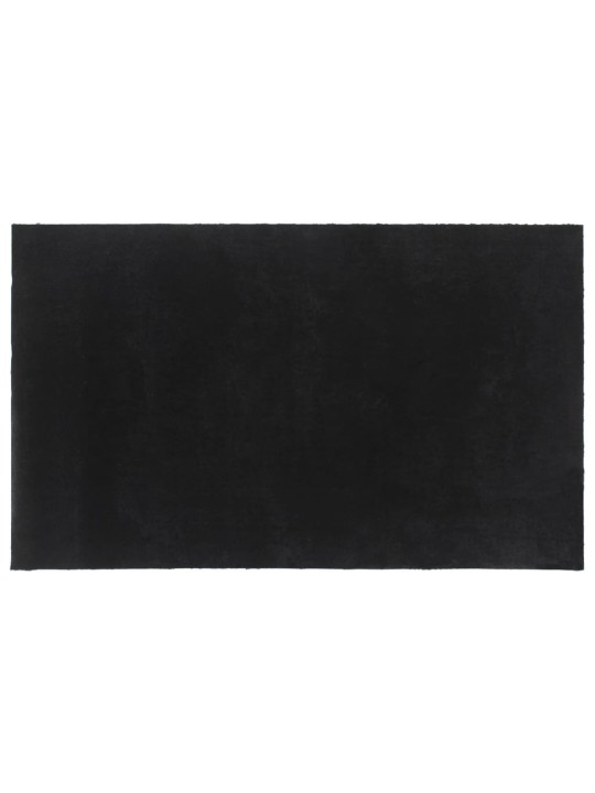 Rohožka před dveře černá 90 x 150 cm kokosové vlákno