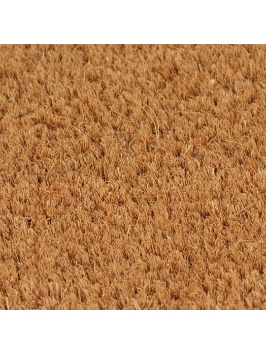 Rohožky před dveře 2 ks přírodní 40 x 60 cm kokosové vlákno