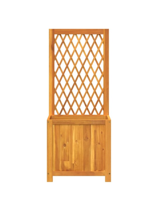 Truhlík s treláží 55 x 29,5 x 132 cm masivní akácie