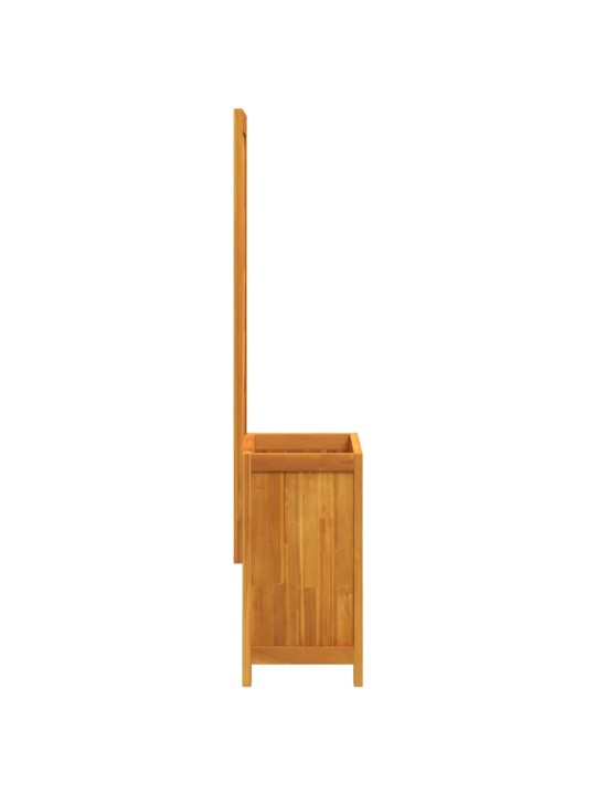 Truhlík s treláží 55 x 29,5 x 132 cm masivní akácie